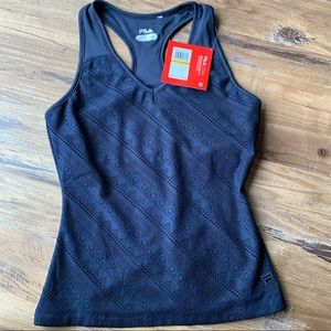 NWT Fila Active Racer Back Crochet Tank Top